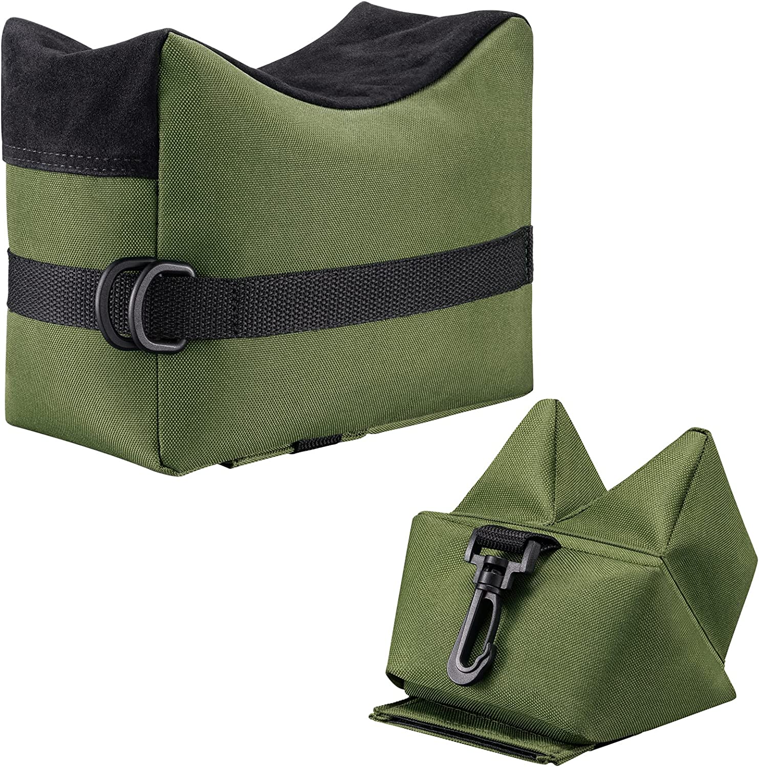 Outdoor Shooting Rest Bags Target Sports Shooting Bench Rest Front & Rear Support SandBag Stand Holders for Gun Rifle Shooting Hunting Photography