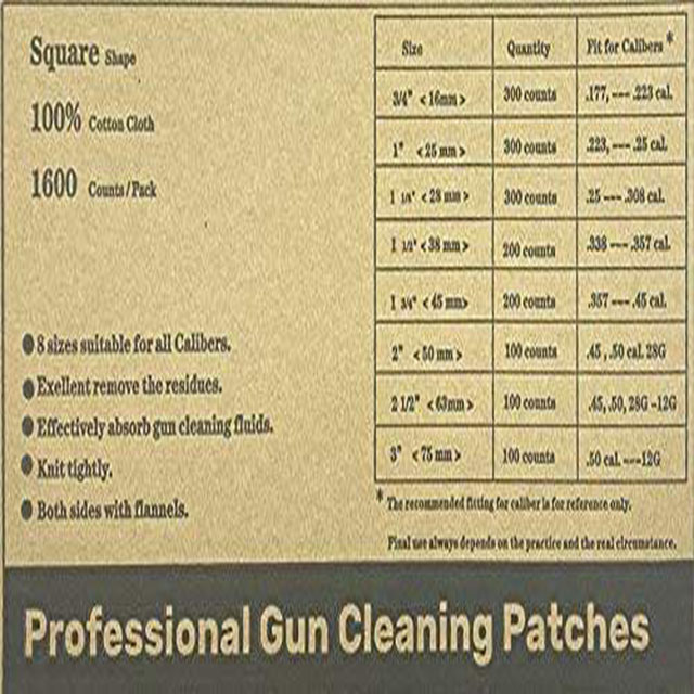 Sell Microfiber Non Woven Gun Barrel Cleaning Gun Cloths For Any Gun