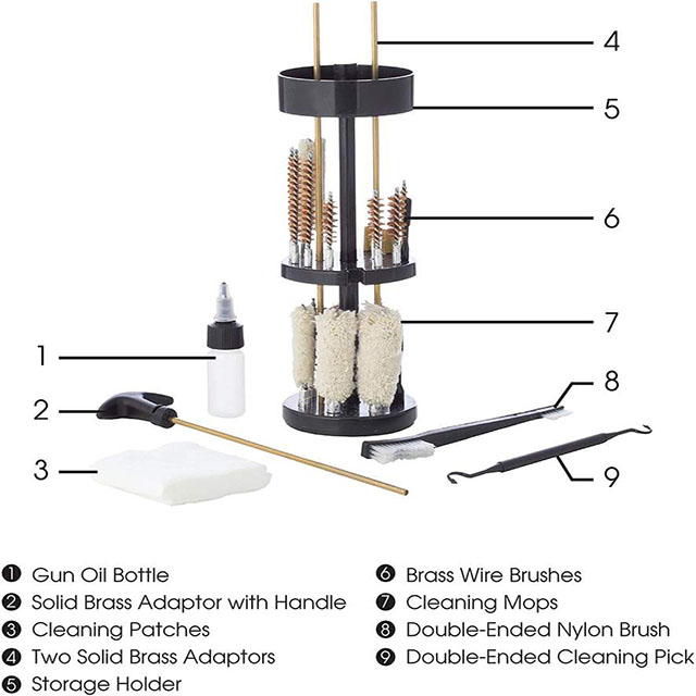 New Barrel Cleaning Brushes for All Calibers for Sale Pistol/shotgun/rifle/airsoft Etc.